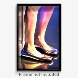 Pixel Art Poster - Metallic Flats (8 Bit Psychedelic Trippy Video Game Print)