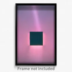 Pixel Art Poster - Zealous Square (8 Bit Psychedelic Trippy Video Game Print)