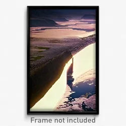 Pixel Art Poster - Glaring Delta (8 Bit Psychedelic Trippy Video Game Print)