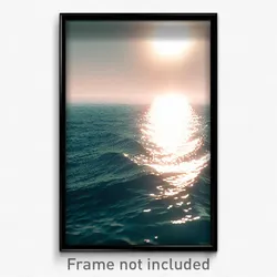 Pixel Art Poster - Alive Sea (8 Bit Psychedelic Trippy Weird Video Game Print)