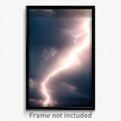 Pixel Art Poster - Gorgeous Storm (8 Bit Psychedelic Trippy Video Game Print)