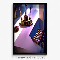 Pixel Art Poster - Alive Cobbler (8 Bit Psychedelic Trippy Video Game Print)