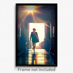Pixel Art Poster - Sunny Passage (8 Bit Psychedelic Trippy Video Game Print)