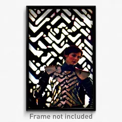 Pixel Art Poster - Zigzag Armoury (8 Bit Psychedelic Trippy Video Game Print)