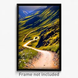 Pixel Art Poster - Magnificent Trail (8 Bit Psychedelic Trippy Video Game Print)