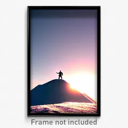 Pixel Art Poster - Negligible Summit (8 Bit Psychedelic Trippy Video Game Print)