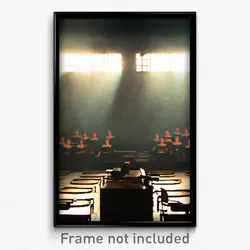 Pixel Art Poster - Empty Muster (8 Bit Psychedelic Trippy Video Game Print)