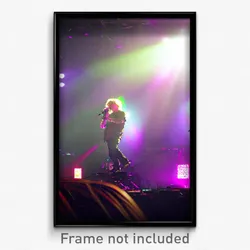Pixel Art Poster - Wiggly Concert (8 Bit Psychedelic Trippy Video Game Print)