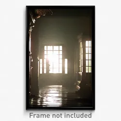 Pixel Art Poster - Dirty Manor (8 Bit Psychedelic Trippy Weird Video Game Print)