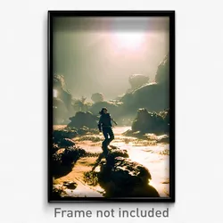 Pixel Art Poster - Stimulating Wasteland (8 Bit Psychedelic Video Game Print)