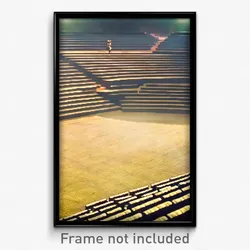 Pixel Art Poster - Thick Amphitheatre (8 Bit Psychedelic Video Game Print)
