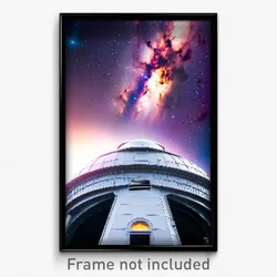 Pixel Art Poster - Blissful Observatory (8 Bit Psychedelic Video Game Print)