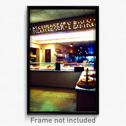 Pixel Art Poster - Beloved Bakery (8 Bit Psychedelic Trippy Video Game Print)