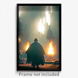 Pixel Art Poster - Thick Fief (8 Bit Psychedelic Trippy Weird Video Game Print)