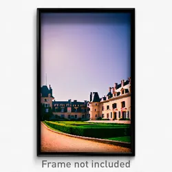 Pixel Art Poster - Average Chateau (8 Bit Psychedelic Trippy Video Game Print)