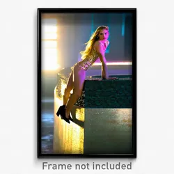 Pixel Art Poster - Glamorous Ledge (8 Bit Psychedelic Trippy Video Game Print)
