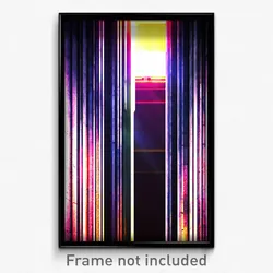 Pixel Art Poster - Narrow Barony (8 Bit Psychedelic Trippy Video Game Print)