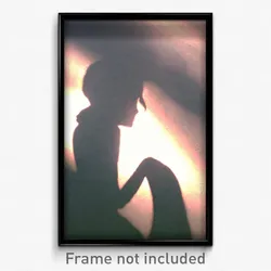 Pixel Art Poster - Artistic Shadow (8 Bit Psychedelic Trippy Video Game Print)