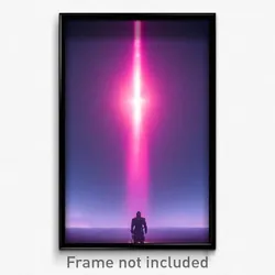 Pixel Art Poster - Accurate Abyss (8 Bit Psychedelic Trippy Video Game Print)