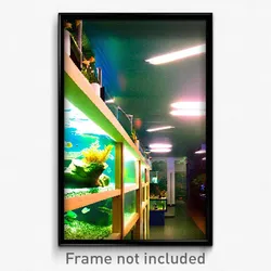 Pixel Art Poster - Well Made Aquarium (8 Bit Psychedelic Video Game Print)