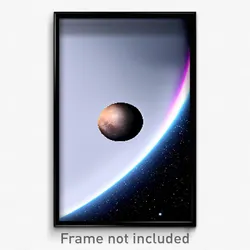 Pixel Art Poster - Stupendous Pluto (8 Bit Psychedelic Trippy Video Game Print)