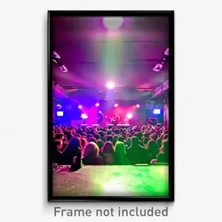 Pixel Art Poster - Dirty Music Venue (8 Bit Psychedelic Trippy Video Game Print)