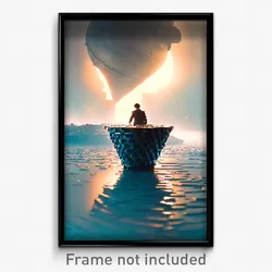 Pixel Art Poster - Infinite Waste (8 Bit Psychedelic Trippy Video Game Print)