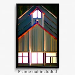 Pixel Art Poster - Cool Gable (8 Bit Psychedelic Trippy Weird Video Game Print)