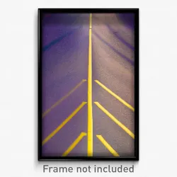 Pixel Art Poster - Nifty Crossroad (8 Bit Psychedelic Trippy Video Game Print)