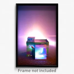 Pixel Art Poster - Smoggy Shoebox (8 Bit Psychedelic Trippy Video Game Print)