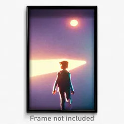 Pixel Art Poster - Authentic Ego Exploration (8 Bit Video Game Print)