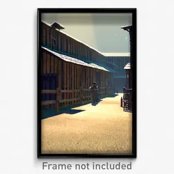 Pixel Art Poster - Normal Stockade (8 Bit Psychedelic Trippy Video Game Print)