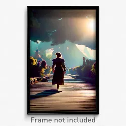 Pixel Art Poster - Stylish Moor (8 Bit Psychedelic Trippy Video Game Print)