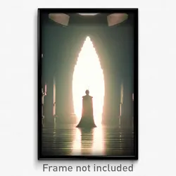 Pixel Art Poster - Lonely Empire (8 Bit Psychedelic Trippy Video Game Print)