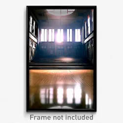 Pixel Art Poster - Neglected High School (8 Bit Psychedelic Video Game Print)