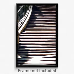Pixel Art Poster - Unrealistic Stair (8 Bit Psychedelic Trippy Video Game Print)