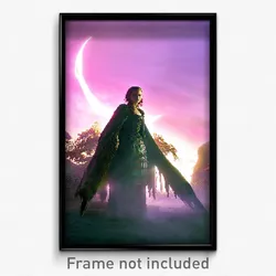 Pixel Art Poster - Haunting Pike (8 Bit Psychedelic Trippy Video Game Print)