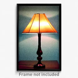 Pixel Art Poster - Drab Lamp (8 Bit Psychedelic Trippy Weird Video Game Print)