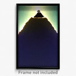 Pixel Art Poster - Dark Mound (8 Bit Psychedelic Trippy Weird Video Game Print)