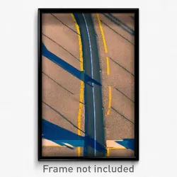 Pixel Art Poster - Noted Intersection (8 Bit Psychedelic Video Game Print)