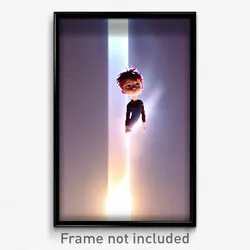 Pixel Art Poster - Animated Mind (8 Bit Psychedelic Trippy Video Game Print)