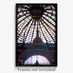 Pixel Art Poster - Gargantuan Dome (8 Bit Psychedelic Trippy Video Game Print)