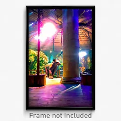 Pixel Art Poster - Major Zoo (8 Bit Psychedelic Trippy Weird Video Game Print)
