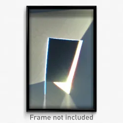 Pixel Art Poster - Whopping Square (8 Bit Psychedelic Trippy Video Game Print)