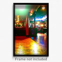 Pixel Art Poster - Vacant Pub (8 Bit Psychedelic Trippy Weird Video Game Print)