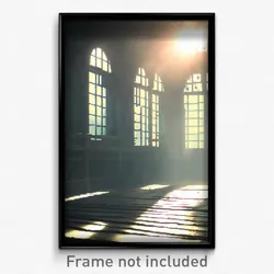 Pixel Art Poster - Shady Asylum (8 Bit Psychedelic Trippy Video Game Print)