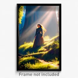 Pixel Art Poster - Incredible Glade (8 Bit Psychedelic Trippy Video Game Print)
