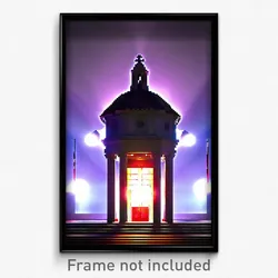 Pixel Art Poster - Superficial Mausoleum (8 Bit Psychedelic Video Game Print)