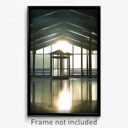 Pixel Art Poster - Nice Shelter (8 Bit Psychedelic Trippy Video Game Print)