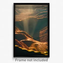 Pixel Art Poster - Dark Earthworks (8 Bit Psychedelic Trippy Video Game Print)